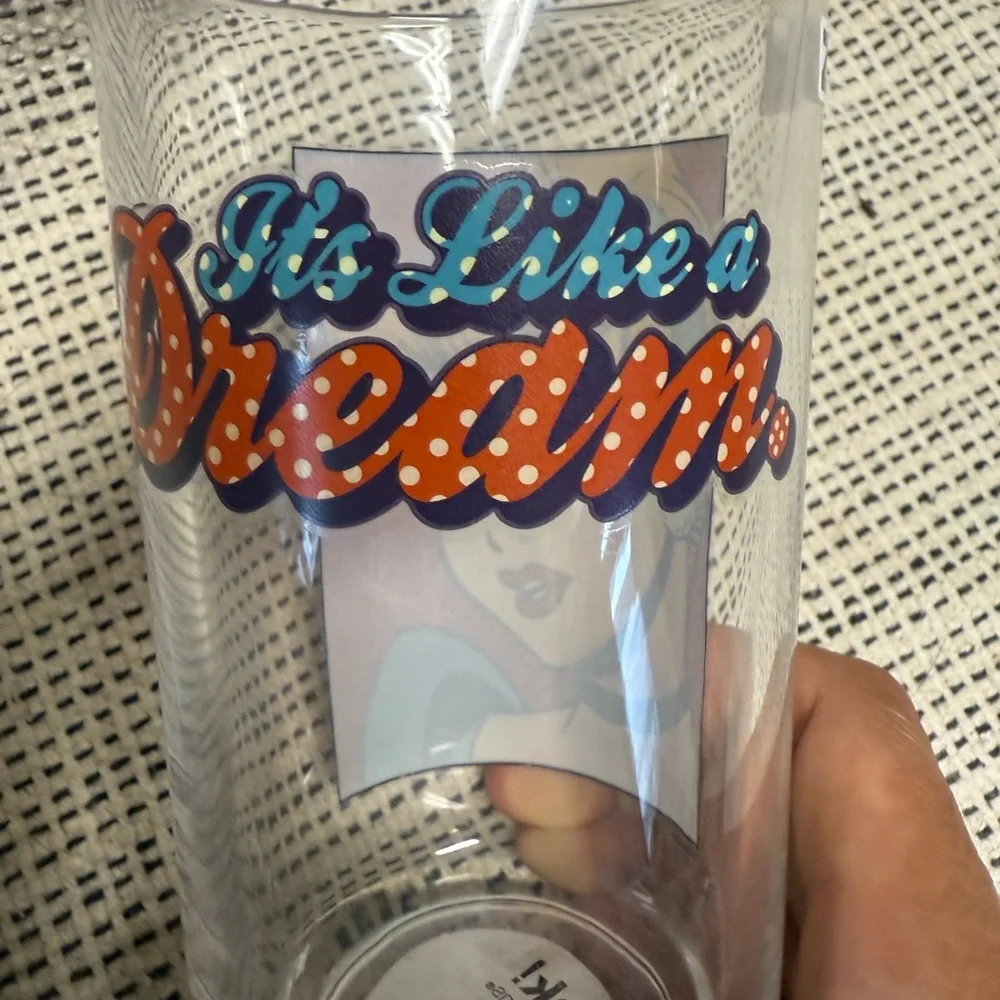 Zak! Disney Princess Cinderella It's Like A Dream 15oz Glass Tumbler